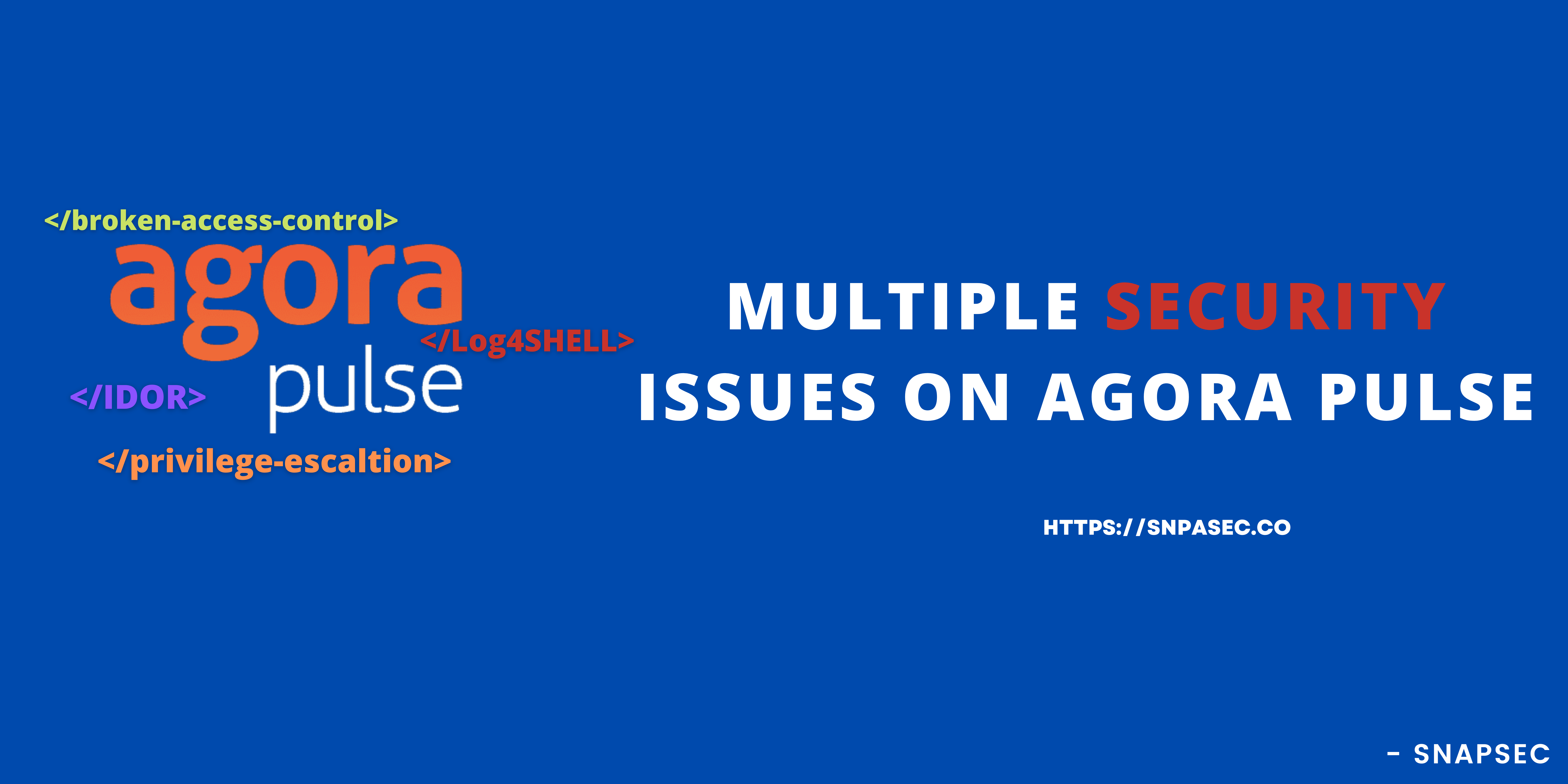 Finding Multiple Security Issues on Agorapulse